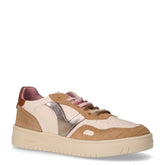 Sneaker in pelle ed ecopelle cuoio beige | Boscaini Scarpe