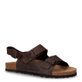 Sandalo in pelle marrone | Boscaini Scarpe