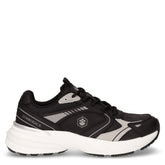 Money sneaker in ecopelle nero argento | Boscaini Scarpe