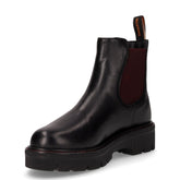 Stivaletto beatles in pelle nero | Boscaini Scarpe