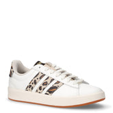 Grand Court 3.0 sneaker in ecopelle con dettagli leopardati e tessuto bianco beige | Boscaini Scarpe