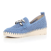 Mocassino casual con catena jeans | Boscaini Scarpe