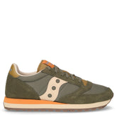 Jazz Original sneaker in pelle e tessuto foresta avorio | Boscaini Scarpe