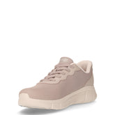 Bobs B Flex Flexy Lucy sneaker slip ins in tessuto taupe | Boscaini Scarpe