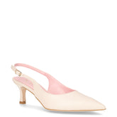 Décolleté slingback a punta in ecopelle panna - DU SIMON | Boscaini Scarpe