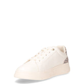 Sneaker in ecopelle bianco animalier | Boscaini Scarpe