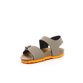Luce sandalo bambino tortora arancione | Boscaini Scarpe