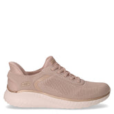 Bobs Squad Chaos Current Muse sneaker slip ins in tessuto natural gold | Boscaini Scarpe