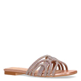 Ciabatta con brillantini champagne | Boscaini Scarpe