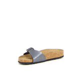 Madrid BS ciabatta nero metallizzato | Boscaini Scarpe