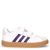 Vl court 3.0 Cf Ineakers in ecopelle bianco viola | Boscaini Scarpe