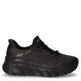 Bobs B Flex Hi sneaker slip on in ecopelle nero | Boscaini Scarpe