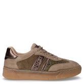 Sneaker in tessuto kaki | Boscaini Scarpe