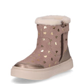 Nashik stivaletto caldo da bambina in ecopelle beige | Boscaini Scarpe