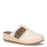 Ciabatta in tessuto con zeppa ghiaccio - Ciabatte Donna | Boscaini Scarpe