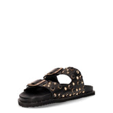 Ciabatta con borchie nero | Boscaini Scarpe