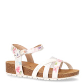 Sandalo in ecopelle bianco | Boscaini Scarpe