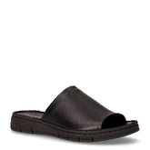 Ciabatta in pelle nero | Boscaini Scarpe
