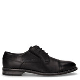 Stringata in pelle nero | Boscaini Scarpe