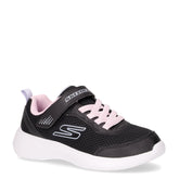 Selectors Reset Achieved sneaker bambina in tessuto nero rosa - SKECHERS | Boscaini Scarpe