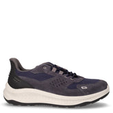 Sneaker in pelle scamosciata e tessuto blu | Boscaini Scarpe