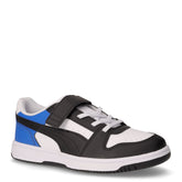 Rebound slam lo ac+ps sneaker in ecopelle bambino bianco, nero e blu | Boscaini Scarpe