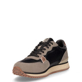 Astra sneaker in ecopelle nero grigio | Boscaini Scarpe