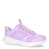 Tetra speed sneaker slip ins da bambina in tessuto lavanda - SKECHERS | Boscaini Scarpe