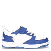 Rebound V6 sneaker bambino in ecopelle blu bianco | Boscaini Scarpe