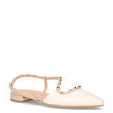 Sandalo con borchie in ecopelle burro - DU SIMON | Boscaini Scarpe