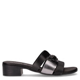 Ciabatta con tacco nero fucile | Boscaini Scarpe
