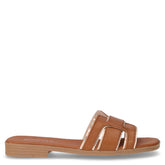 Ciabatta in pelle cuoio platino | Boscaini Scarpe