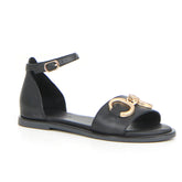 Sandalo nero | Boscaini Scarpe