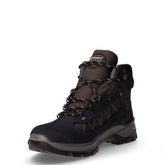 scarponcino da trekking in pelle e tessuto blu grigio | Boscaini Scarpe