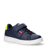 Bell jr sneaker in ecopelle bambino blu | Boscaini Scarpe