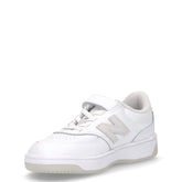 080 sneaker in ecopelle bambino bianco grigio | Boscaini Scarpe