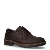 Stringata casual in pelle caffè | Boscaini Scarpe