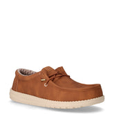 Wally stringata casual in ecopelle tanno | Boscaini Scarpe