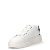 Sneaker in pelle ed ecopelle bianco marrone | Boscaini Scarpe