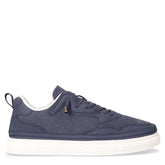 Sneaker in tessuto ed ecopelle blu | Boscaini Scarpe