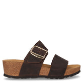 Ciabatta con zeppa testa di moro rust | Boscaini Scarpe