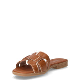 Ciabatta in pelle cuoio platino | Boscaini Scarpe