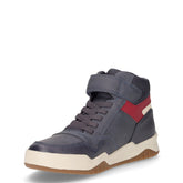 Perth sneaker in ecopelle bambino navy rosso | Boscaini Scarpe