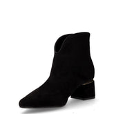 Tronchetto in ecopelle scamosciata nero | Boscaini Scarpe