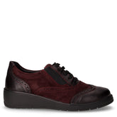 Neta stringata in pelle stile inglese bordeaux | Boscaini Scarpe