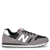 373 sneaker in pelle grigio nero | Boscaini Scarpe