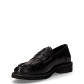 Mocassino in ecopelle con frangia nero | Boscaini Scarpe