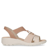 Sandalo con zeppa beige | Boscaini Scarpe
