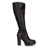 Stivale in ecopelle con tacco nero | Boscaini Scarpe