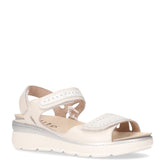 Sandalo con zeppa bianco | Boscaini Scarpe